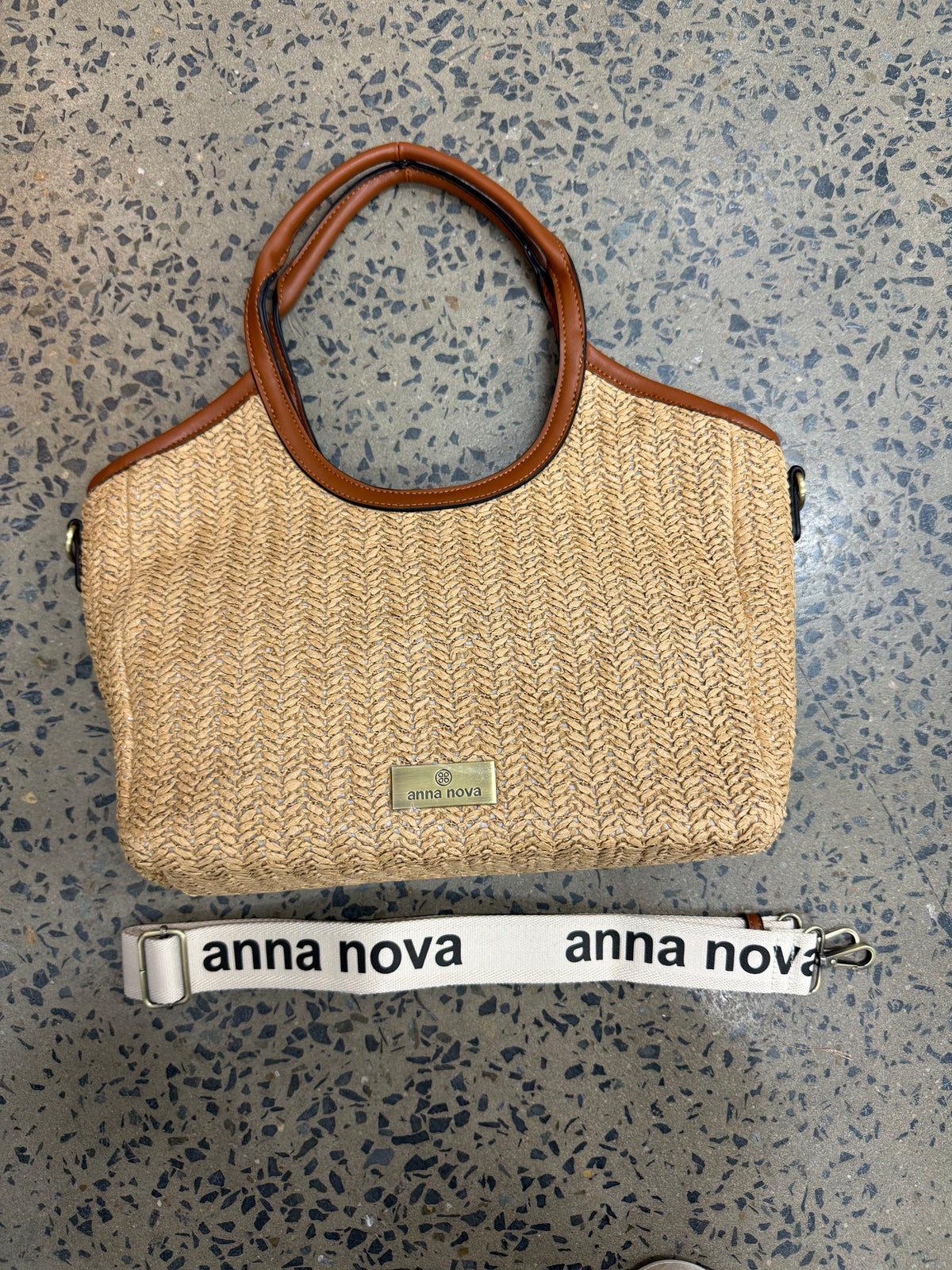 Raffia Tote - Neutral