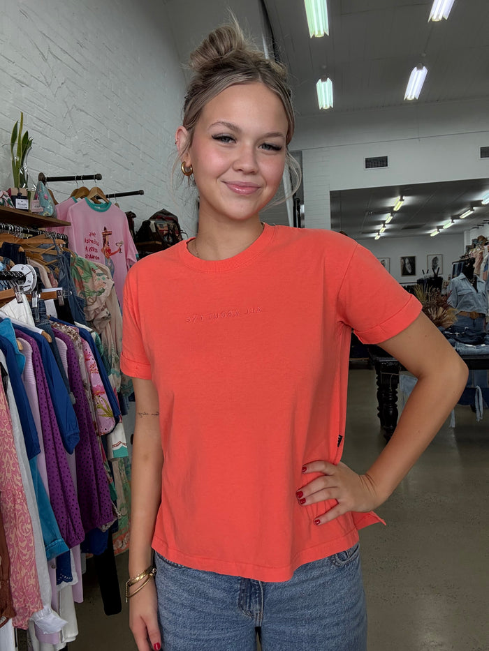 AAE Washed Tee - Coral