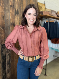 Edith Top - Dusty Pink
