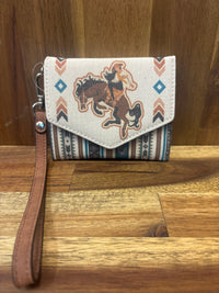 Justin Mini Wallet - Bronco Cowgirl
