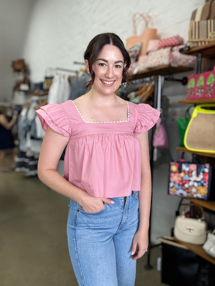 Eloise Top - Blush Pink