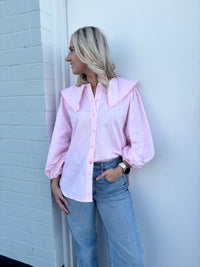 LJC Birdie Top - Pale Pink