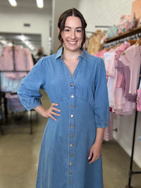 Ronnie Maxi Dress - Light Denim