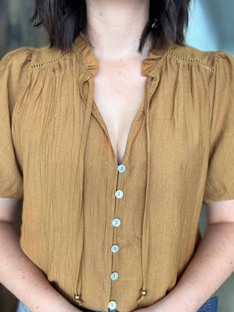 Evelyn Top - Mustard