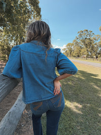 Maverick Top - Deep Denim