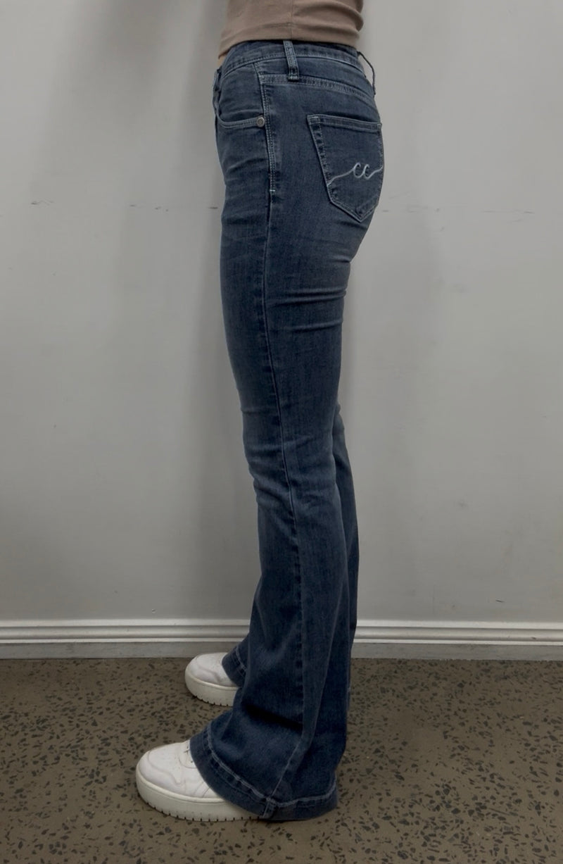 CC Western Jeans - Carissa Classic Mid Wash Trouser
