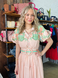 Kaylia Maxi Dress - Pink Tropical