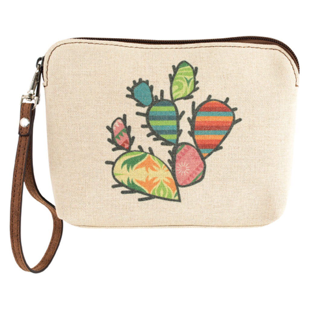 Catchfly Cosmetic Pouch - Patchwork Cactus