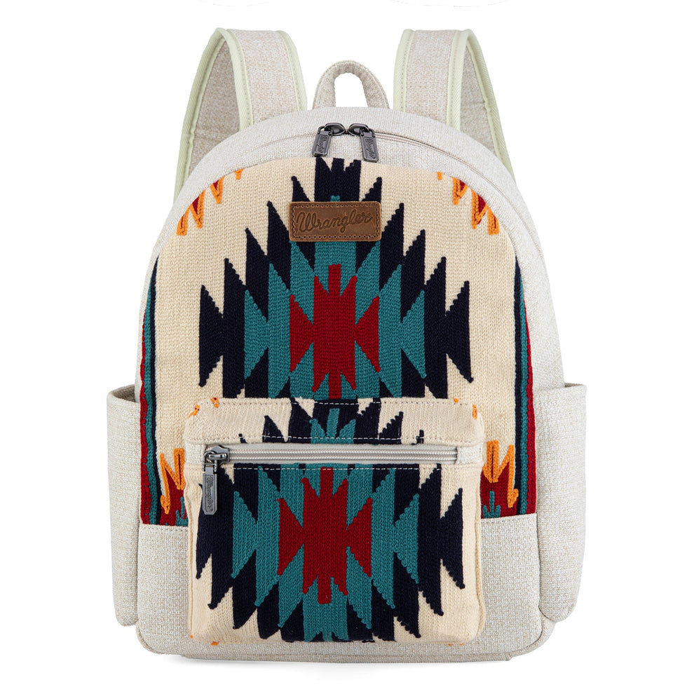 Wrangler Aztec Knitted Backpack - Tan (WG174-91153TN)