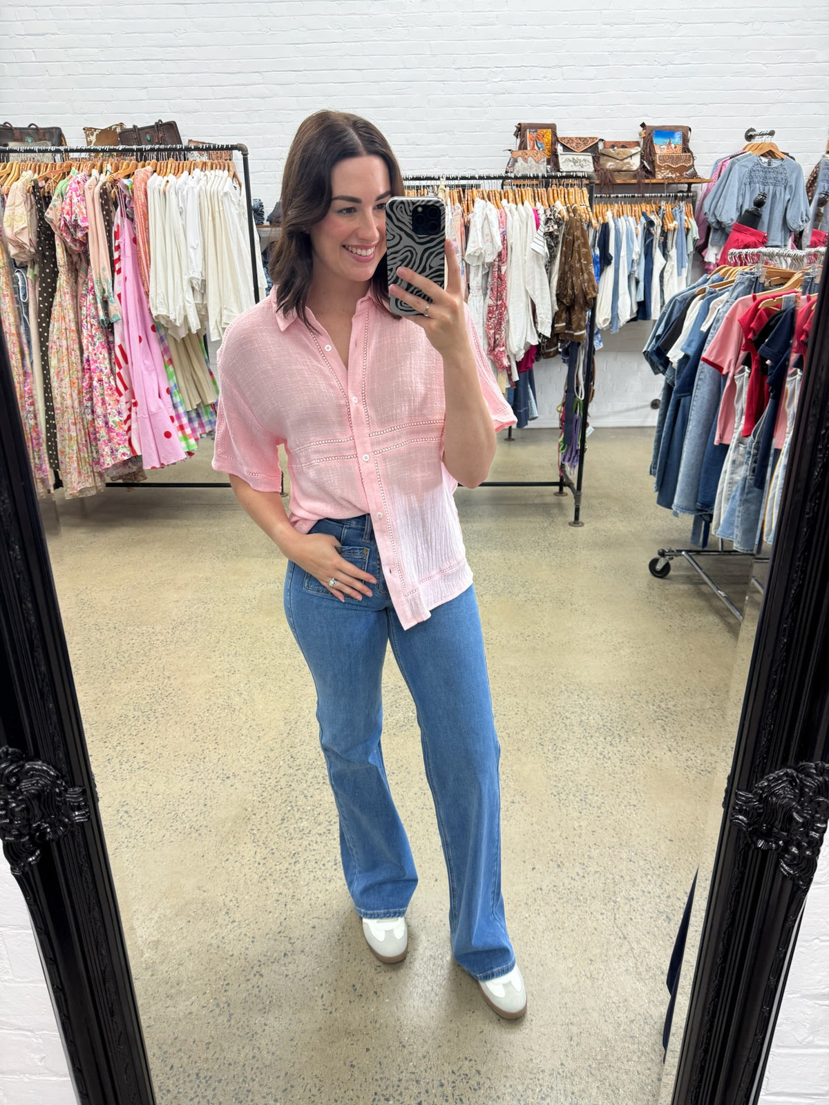 Ella Top - Blush Pink