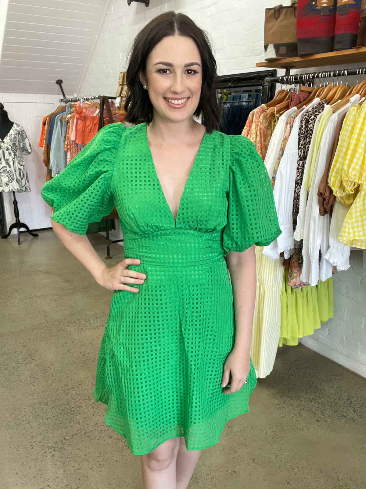 Julia Dress - Green