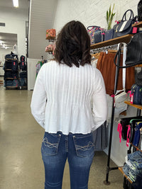 Hudson Top - White Bow
