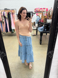Meghan Top - Apricot