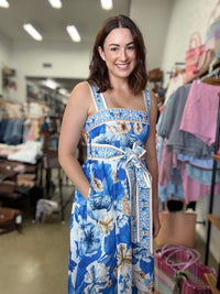 Talula Maxi Dress - Blue Floral