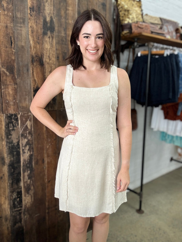 Dahlia Dress - Sand