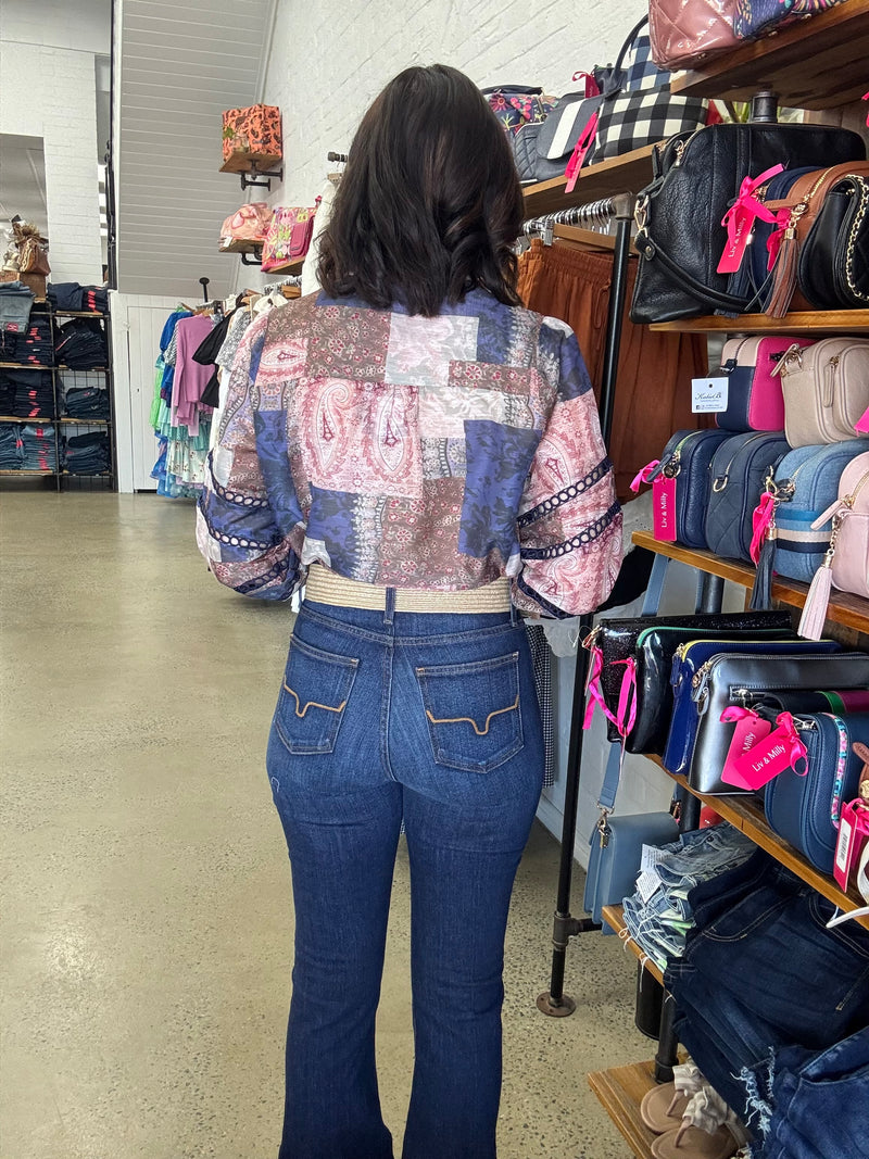 Iris Top - Floral Print