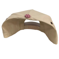 Yappy Hour Cap - Natural Pink Stripe