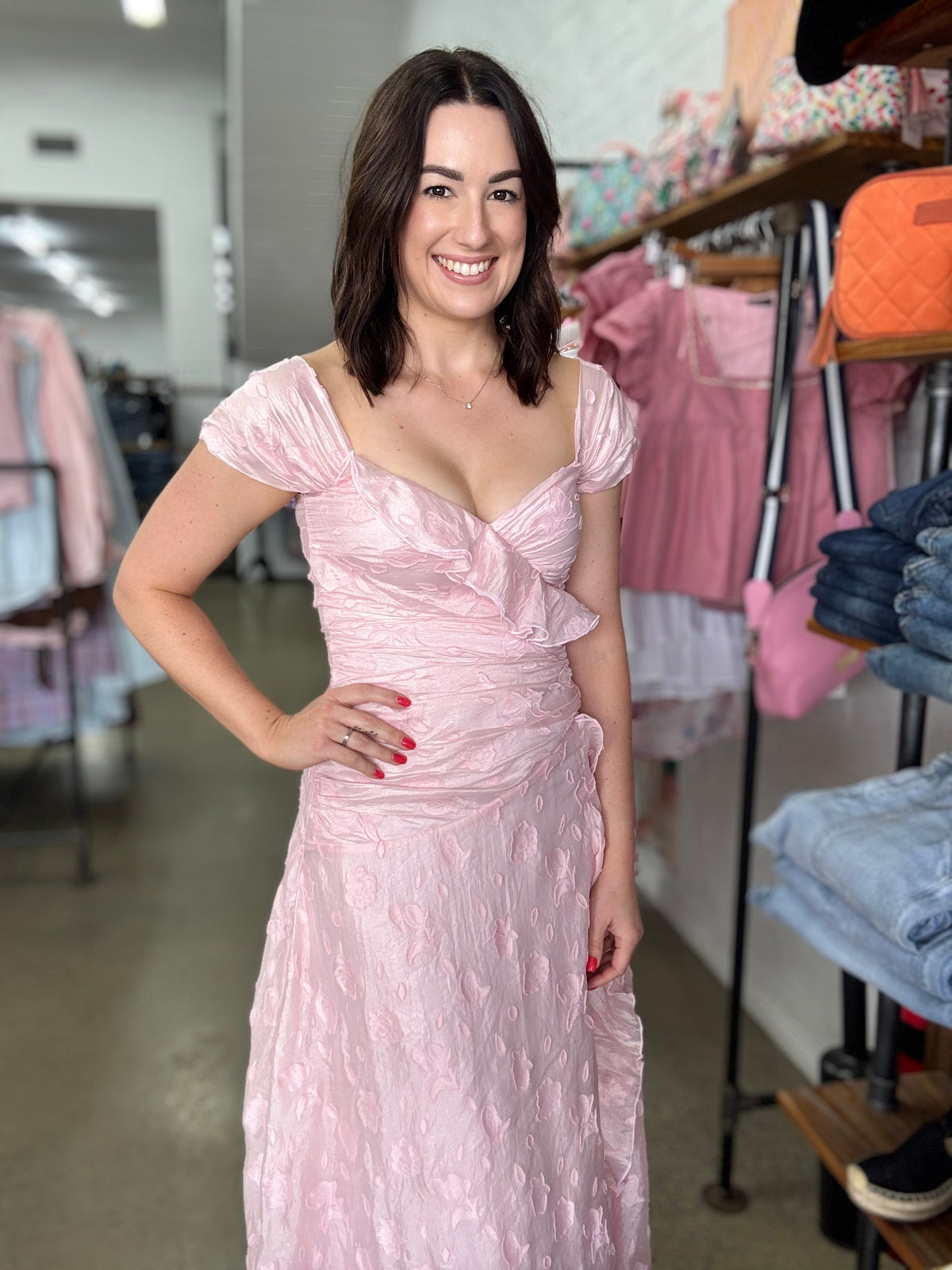 Tinkerbell Maxi Dress - Shimmer Pink