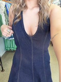 Rory Mini Dress - Dark Denim