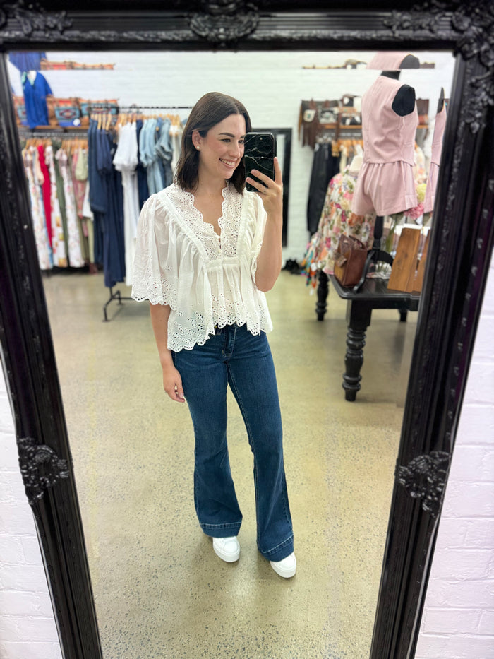 Eloise Top - White