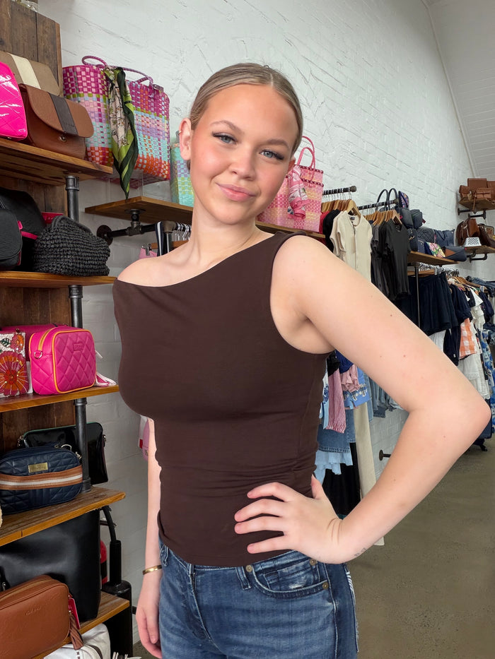 Kylie Top - Brown