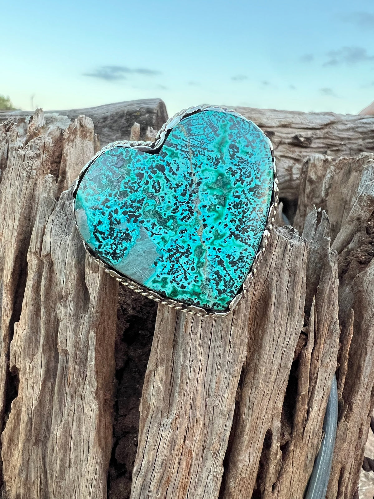 Wild Rag Slide - Turquoise Love Heart