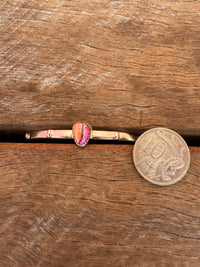 Sweetpea Cuff - Pink Dahlia Stone