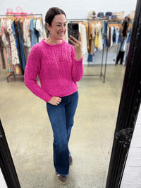 Lovey Knit - Hot Pink