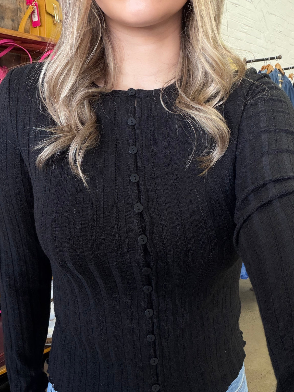 Tarni Knit Top - Black