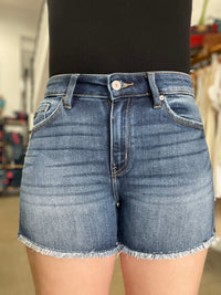 Kan Can High Rise Denim Shorts - KC9212D