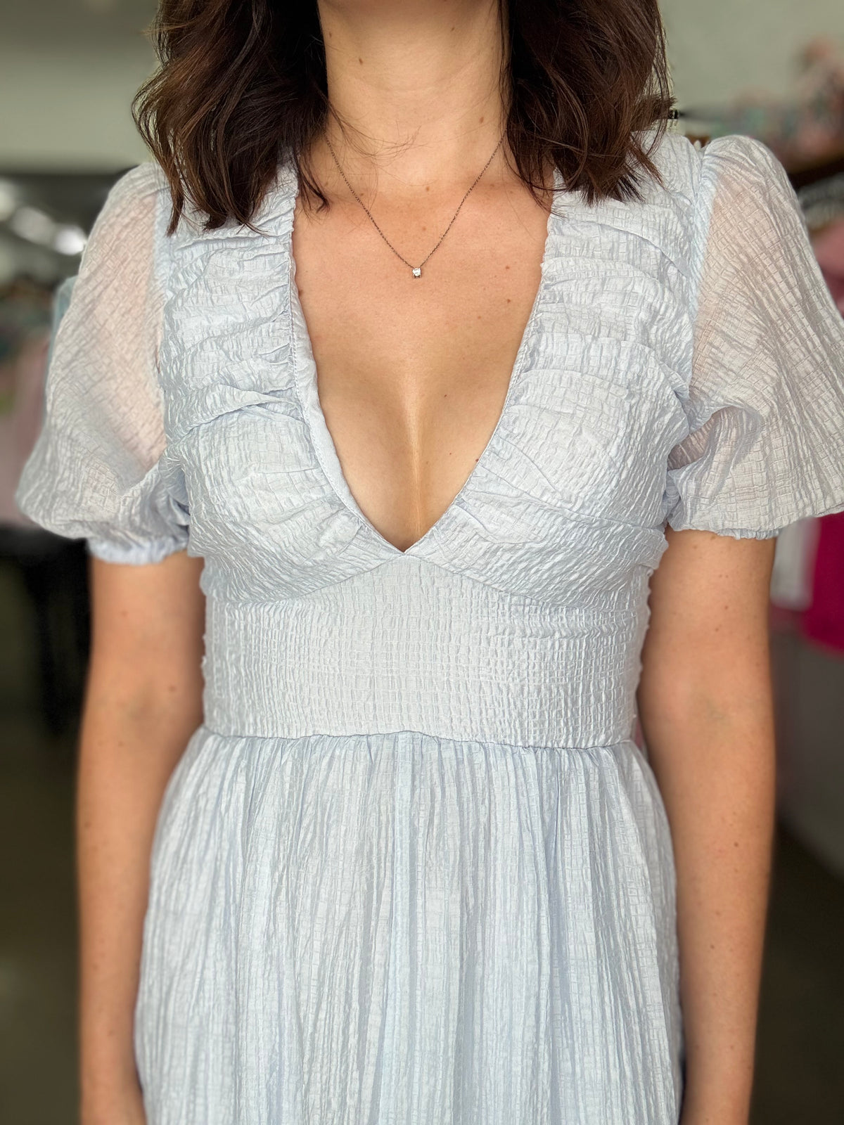 Hazel Maxi Dress - Baby Blue