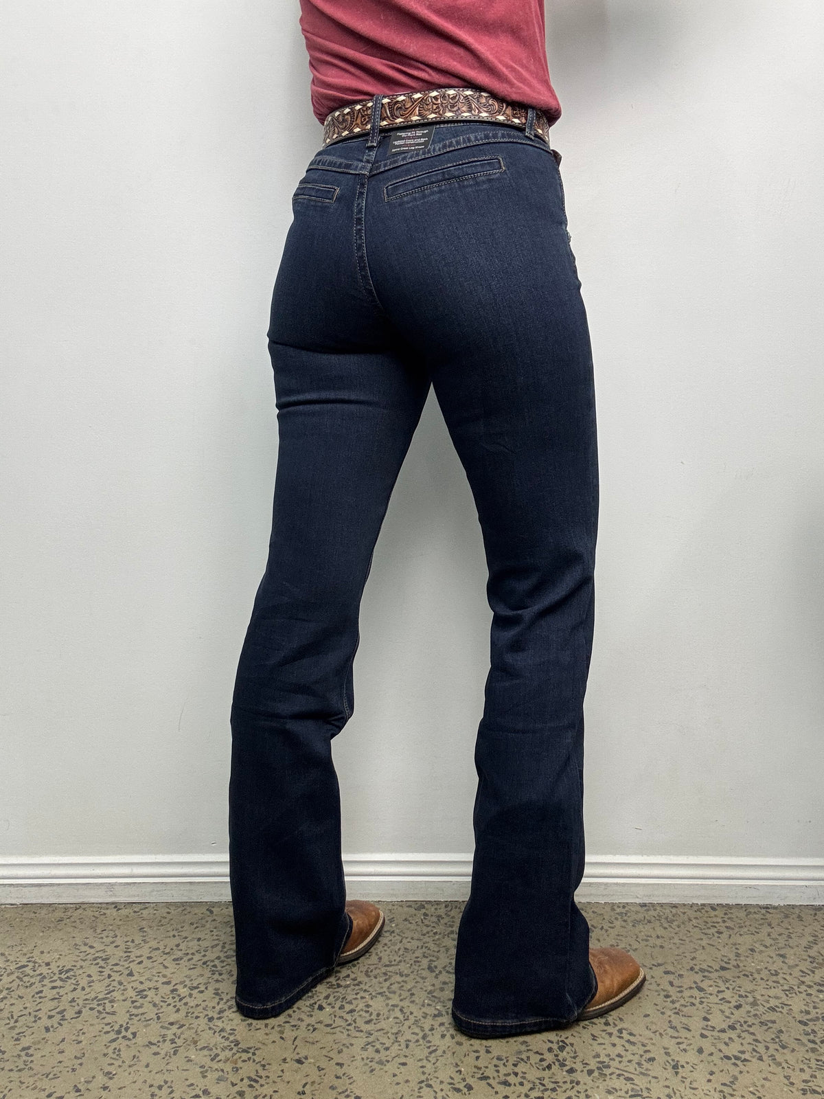 Rock & Roll Cowgirl Jeans - BW4MD09743 - Welt Pocket Mid Rise Bootcut