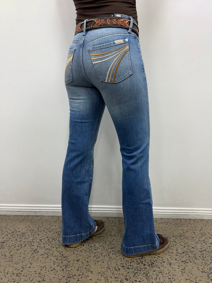 7 For All Mankind - Dojo Tailorless Blue Haze