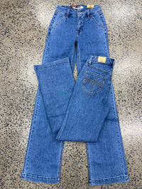Rock & Roll Cowgirl Jeans - BW6HD09098 - Rounded Pocket Wide Leg