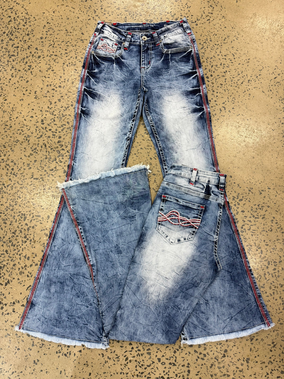 Cowgirl Tuff Jeans - Blazin Red Trouser