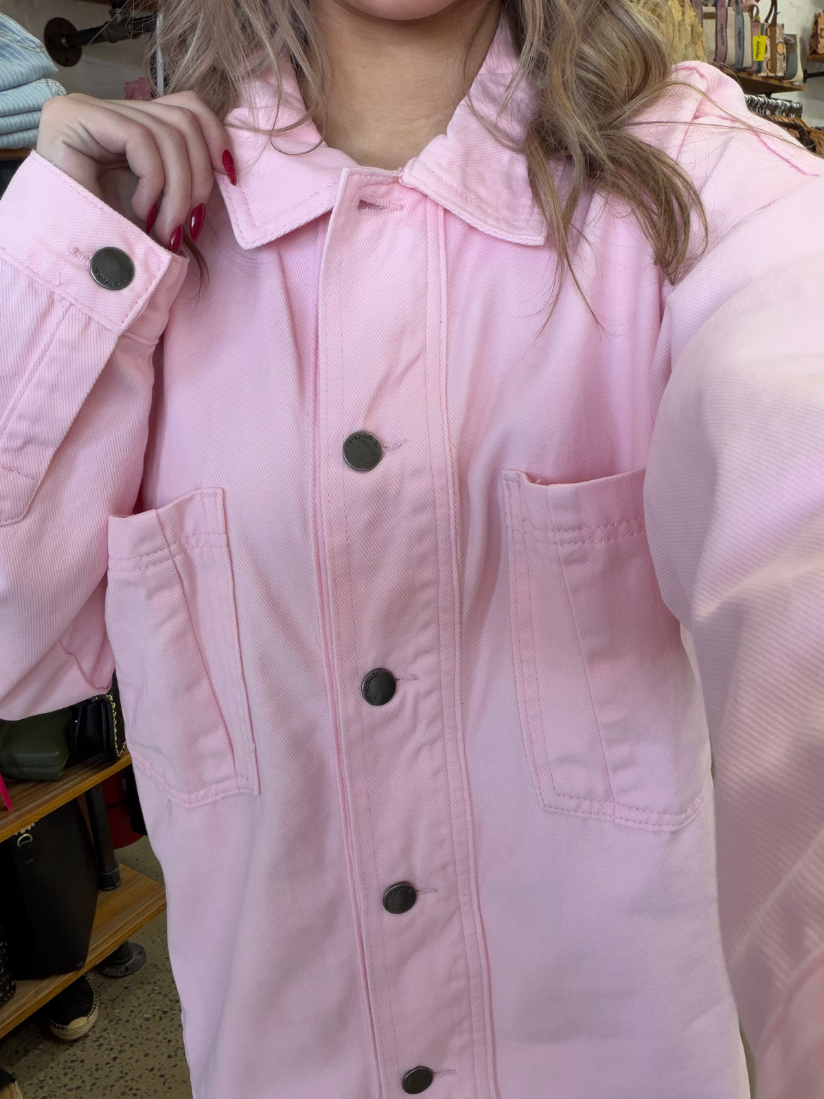 Dale Shacket - Pink