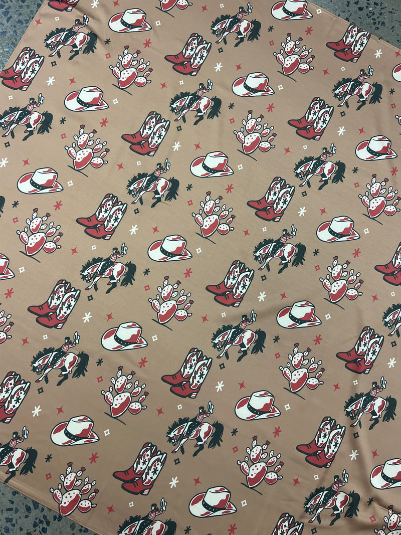 Western Wild Rag - Red Rodeo
