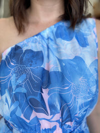 Flora Maxi Dress - Blue Floral