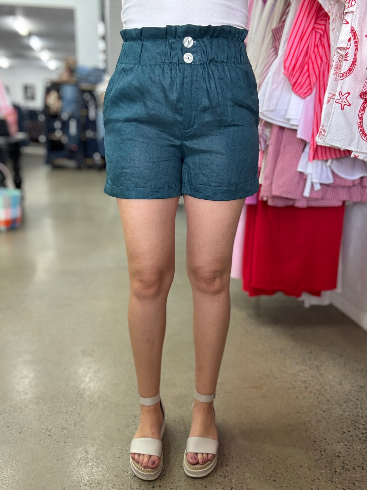 Ollie Shorts - Emerald Green
