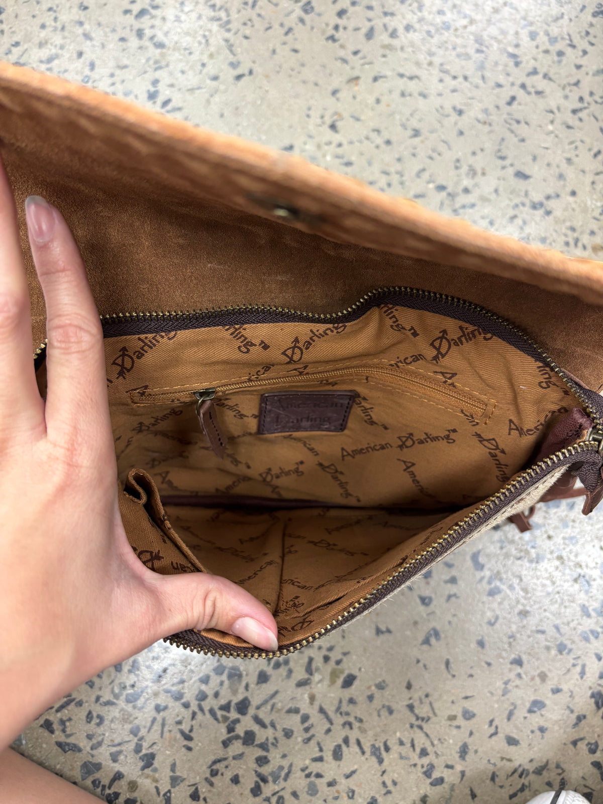 Bedelia - Cowhide Crossbody