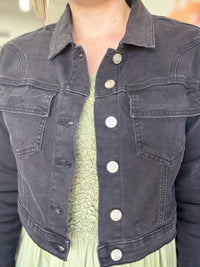 London Denim Jacket - Black