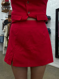 Mavis Skort - Red
