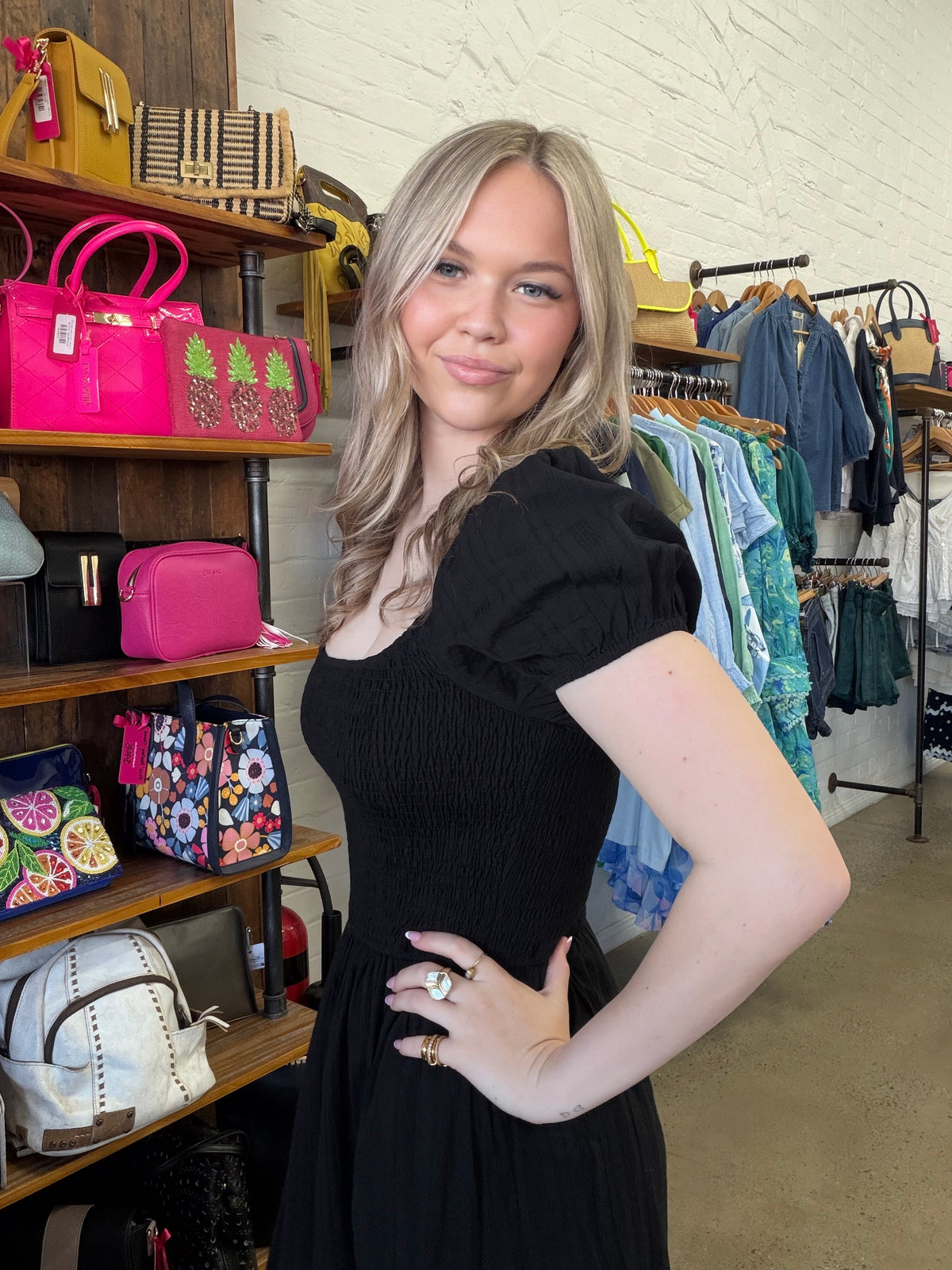 Nyxie Maxi Dress - Black