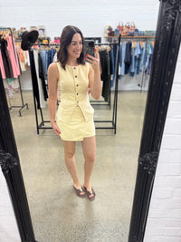 Lenni Mini Skort - Butter
