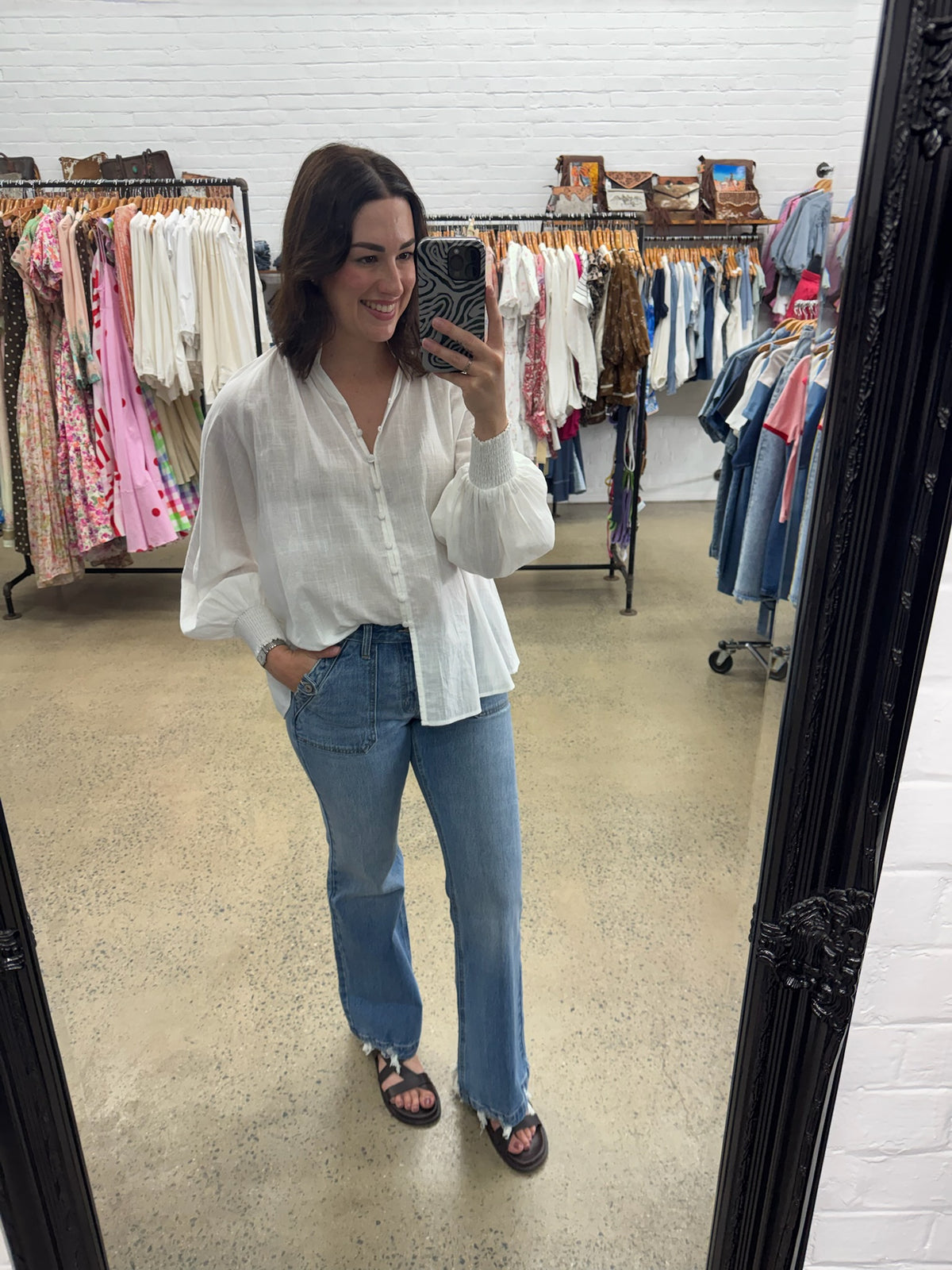 Ledger Top - White