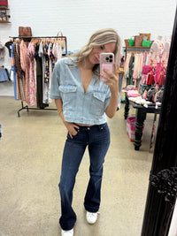 Winslow Top - Light Denim