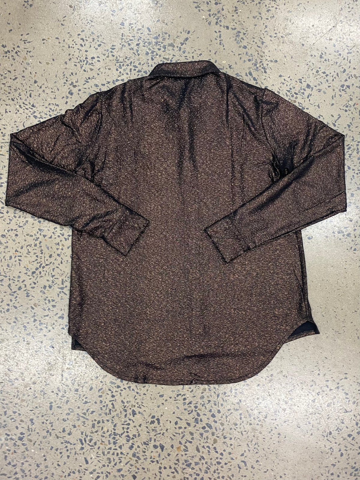 Cowgirl Tuff Pullover Arena Shirt - Cocoa Brown Shimmer