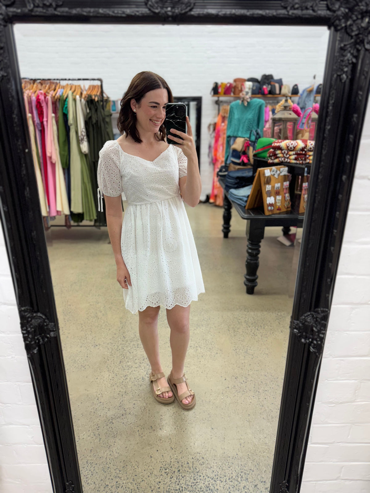 Fran Dress - White