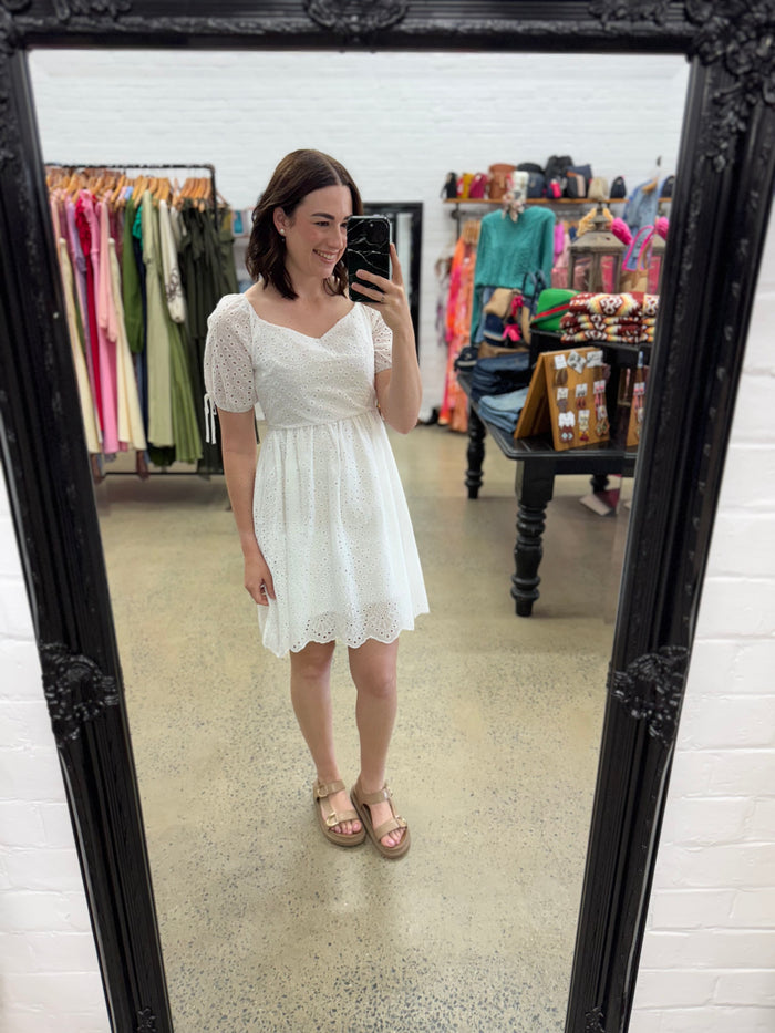 Fran Dress - White