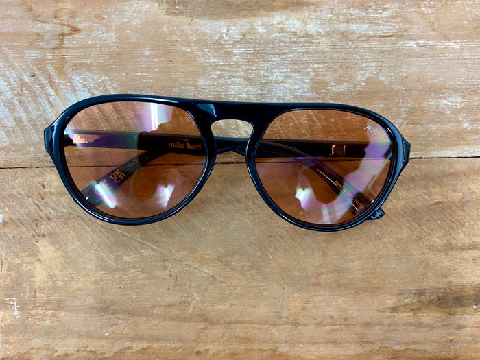 Milla Hart Sunglasses - Ines (Black)
